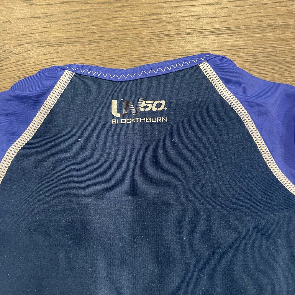 Blue Long Sleeve Rash Guard - Picture 3 of 6